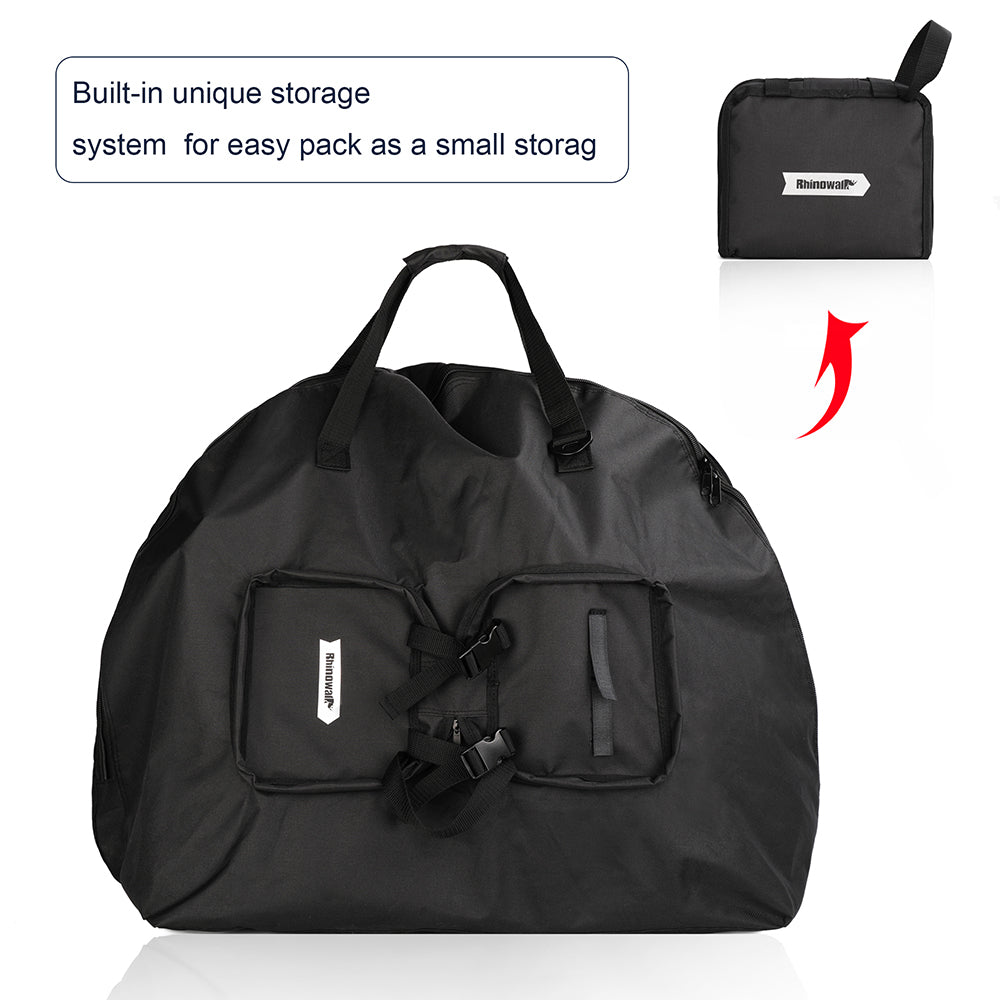 RHINOWALK RF163 14-16 inch Bike Front Bag Folding Shoulder Bag Outdoor Carrying Bag RHINOWALK RF163 14-16 inch Bike Front Bag Folding Shoulder Bag Outdoor Carrying Bag